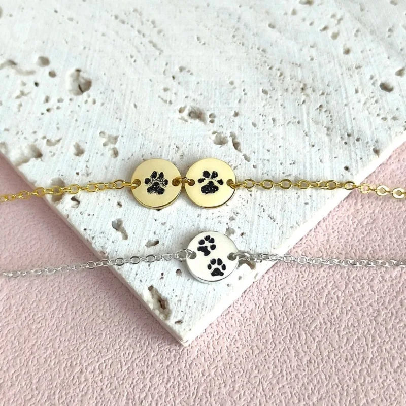 Personalized bracelet with your pet's paw. For cats and dogs!