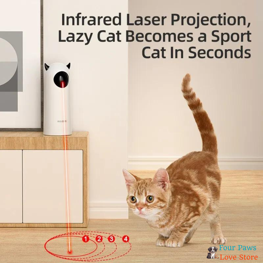Fun Laser for Cats - A portable toy with LED laser to entertain your cat anywhere