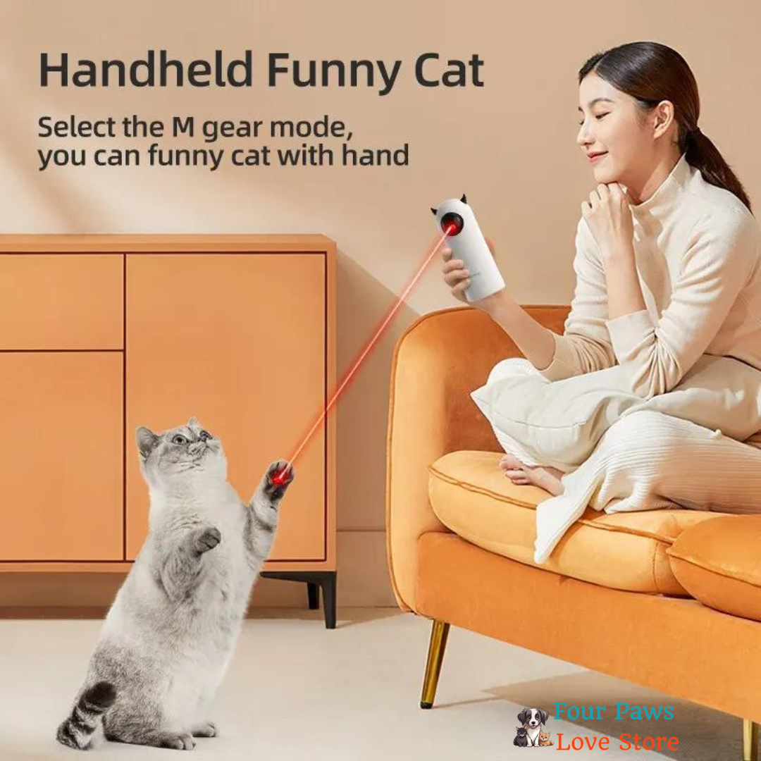 Fun Laser for Cats - A portable toy with LED laser to entertain your cat anywhere