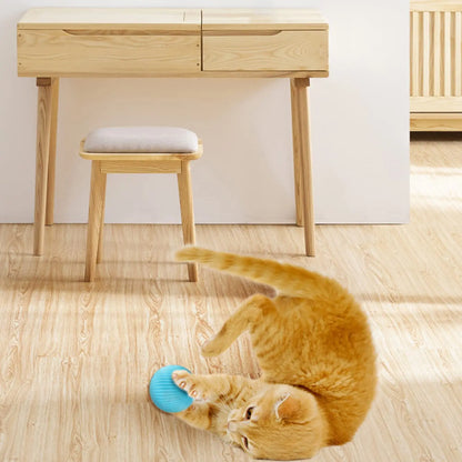 Smart toy for kittens, automatic rolling ball with movement for indoor play