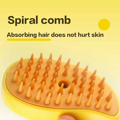Steam brush for removing hair from Clean-pets