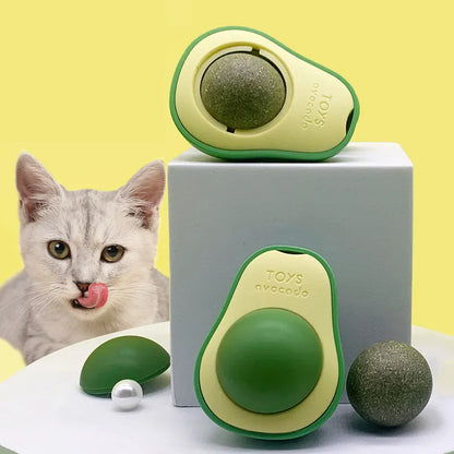 fun avocado catnip toy