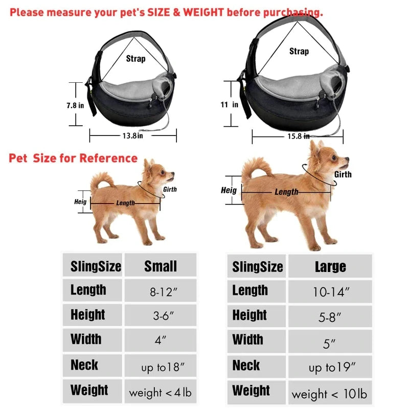 Airy shoulder bag for pets