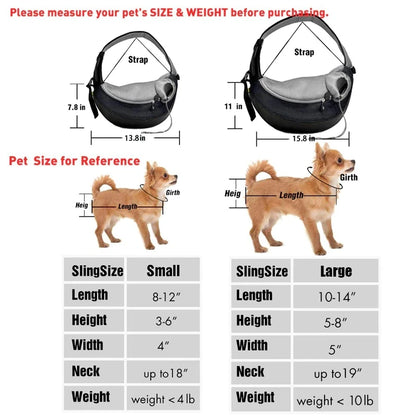 Airy shoulder bag for pets