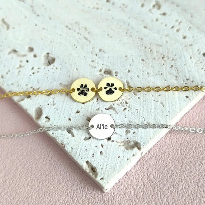 Personalized bracelet with your pet's paw. For cats and dogs!
