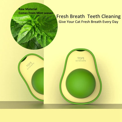 fun avocado catnip toy