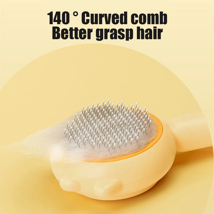 Pet hair remover brush and automatic cleaning comb Particle needle for massaging cats and dogs