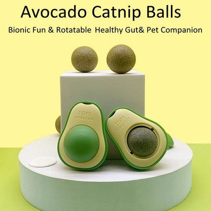 fun avocado catnip toy