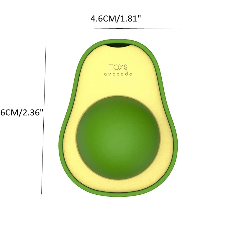 fun avocado catnip toy