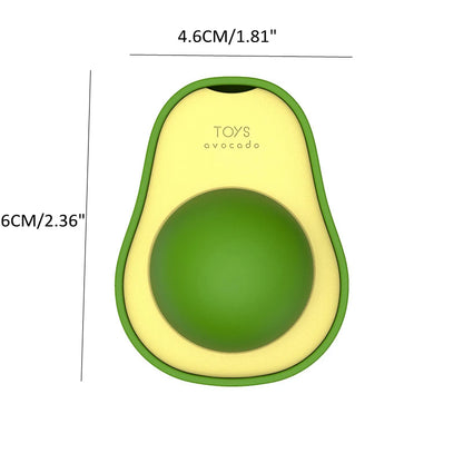 fun avocado catnip toy